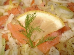 Salade de Fenouil, Endives et Saumon fum
