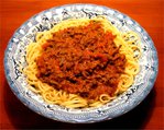 Spaghettis  la Bolognese -- 03/02/05